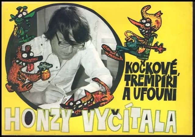 Obálka knihy Kočkové, trempíři a ufouni Honzy Vyčítala