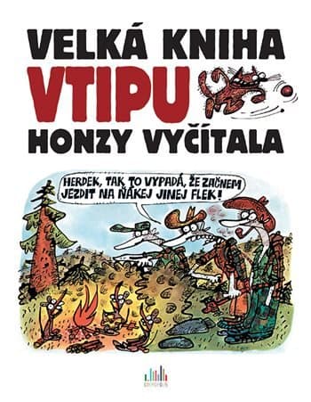Obálka knihy Velká kniha vtipu Honzy Vyčítala